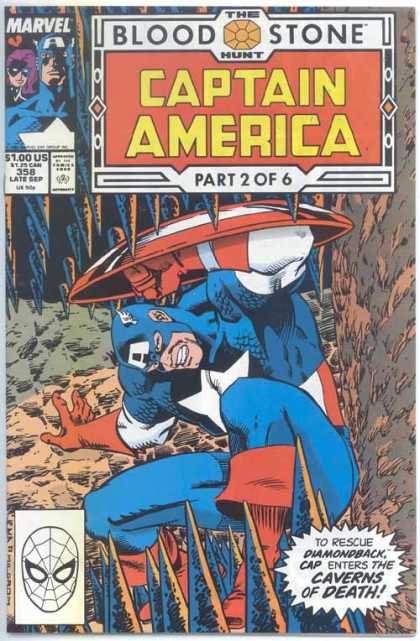 Cover to Captain America 358, described above