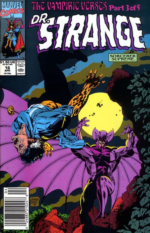 Cover to Doctor Strange: Sorcerer Supreme, issue 016, described above