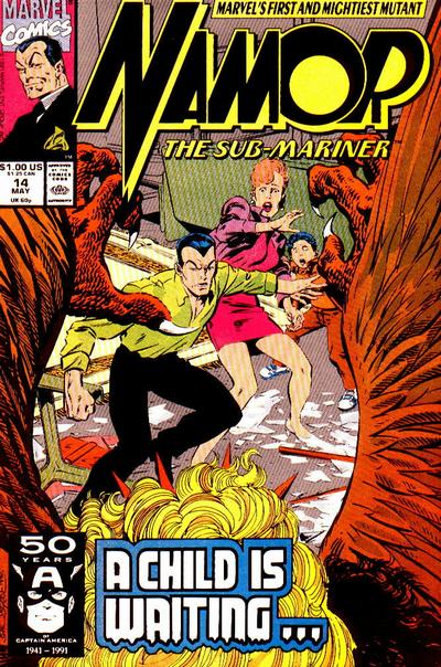 Cover to Namor, The Sub-Mariner 014, described above
