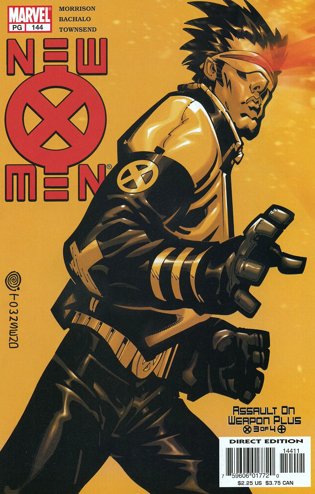 Cover to New X-Men 144, described above